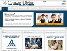 Tablet Screenshot of creosltda.com